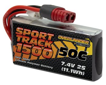 OVERLANDER SPORT 3350MAH 4S 14.8V 25C LIPO BATTERY